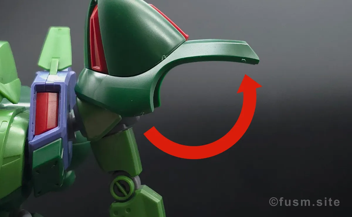 【レビュー】HG 1/144 ガルスJ 肩ディテール 可動域 01