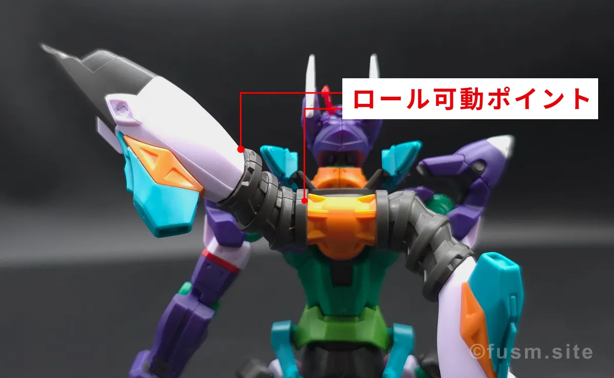【レビュー】HG GFreD(ジフレド) バックパックレビュー 可動域 01
