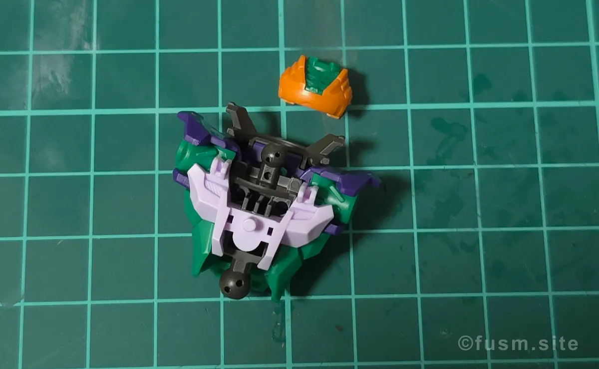 【レビュー】HG GFreD(ジフレド) パーツ・構造・組み立て 02