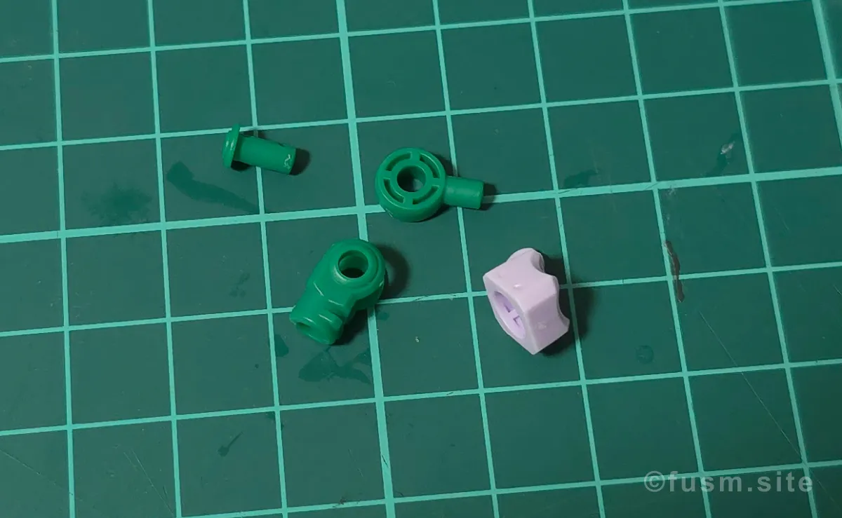 【レビュー】HG GFreD(ジフレド) パーツ・構造・組み立て 03