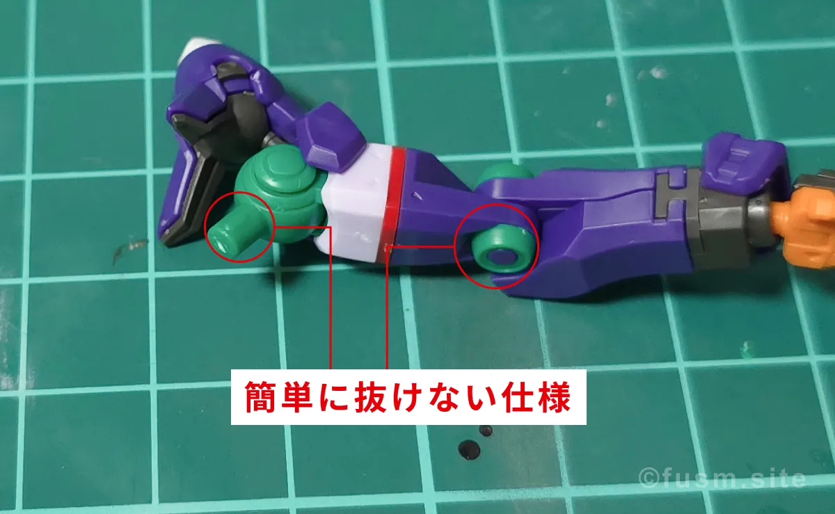 【レビュー】HG GFreD(ジフレド) パーツ・構造・組み立て 08
