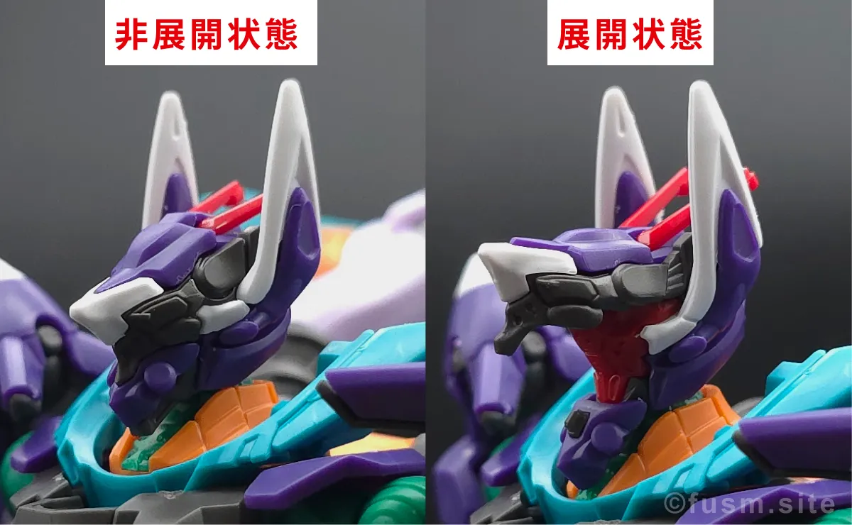 【レビュー】HG GFreD(ジフレド) 頭部ディテール 03