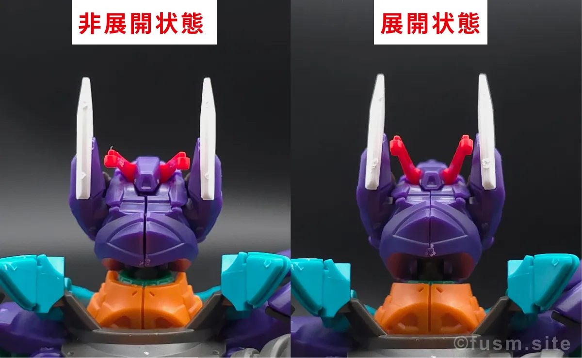 【レビュー】HG GFreD(ジフレド) 頭部ディテール 04