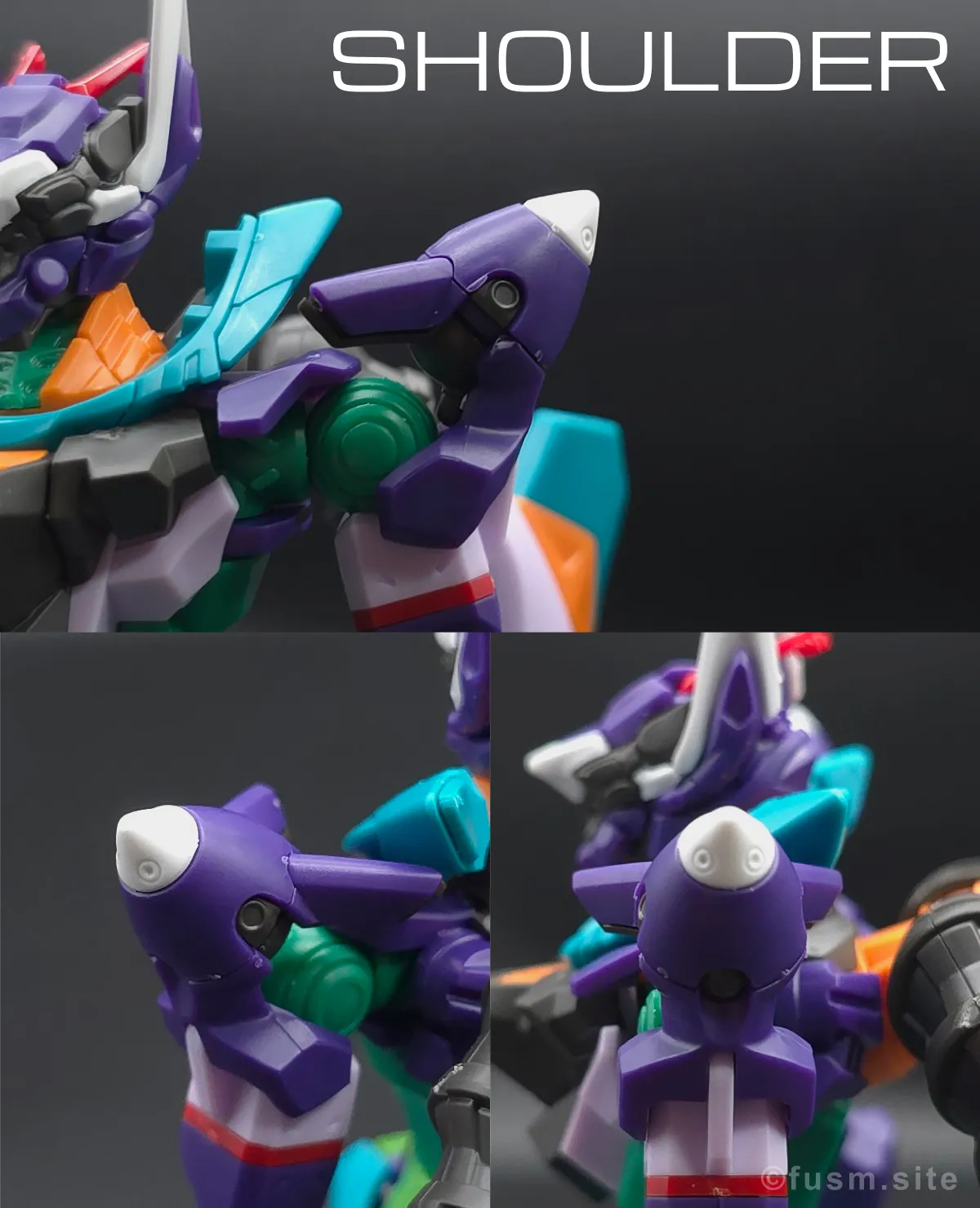 【レビュー】HG GFreD(ジフレド) 肩ディテール 01