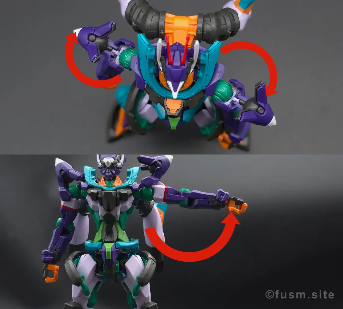 【レビュー】HG GFreD(ジフレド) 肩ディテール 可動域 01