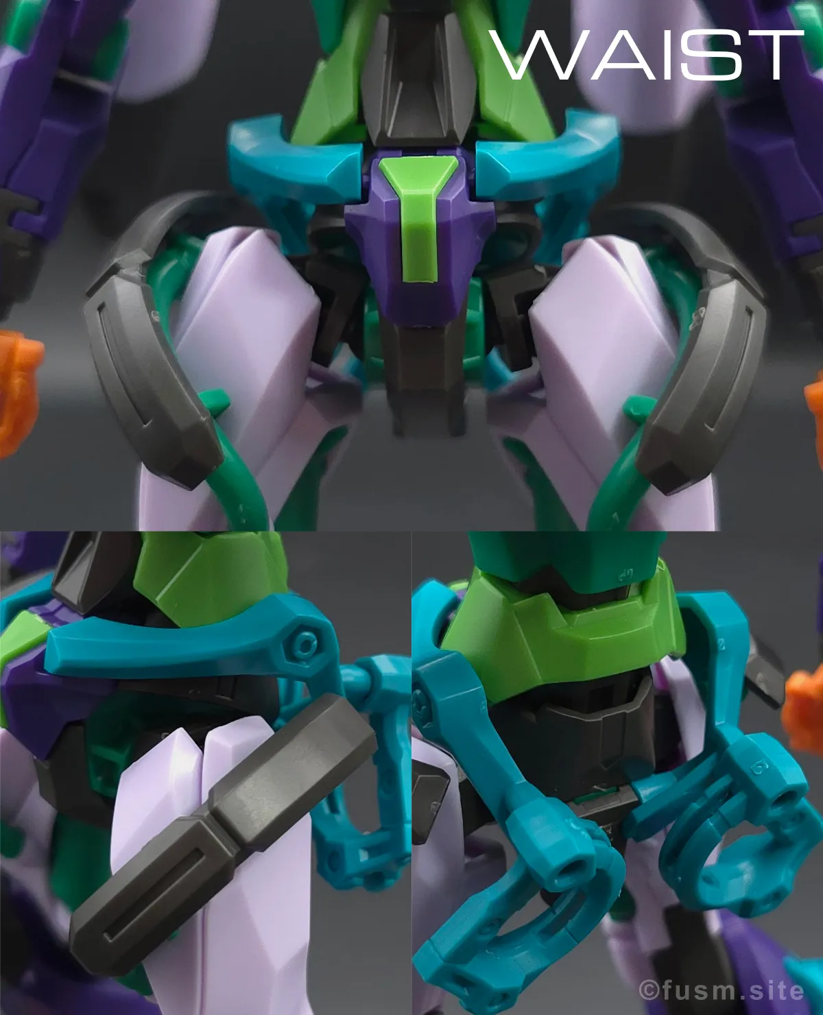 【レビュー】HG GFreD(ジフレド) 胴体ディテール 02