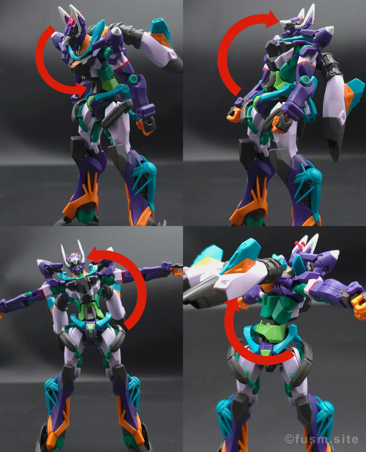 【レビュー】HG GFreD(ジフレド) 胴体ディテール 可動域 01