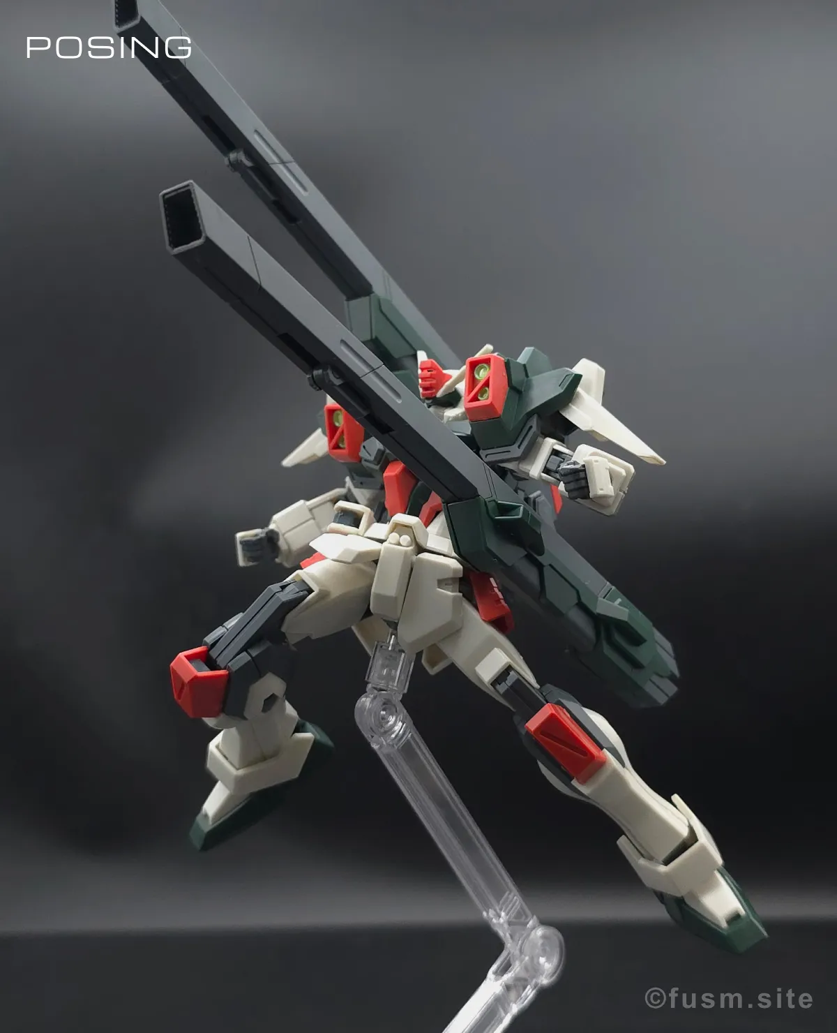 【レビュー】HG ライトニングバスターガンダム ポージング 03
