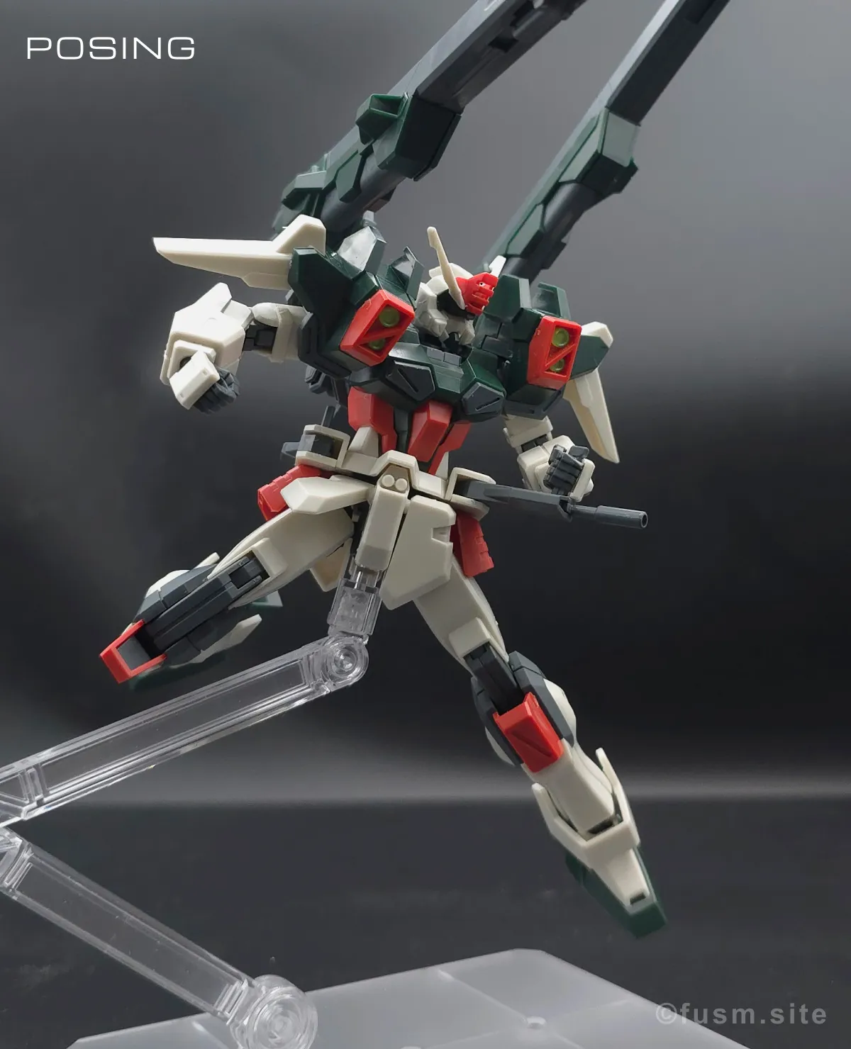 【レビュー】HG ライトニングバスターガンダム ポージング 04