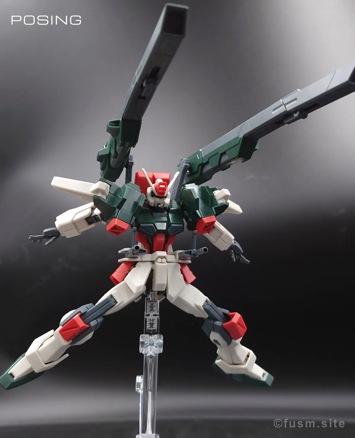 【レビュー】HG ライトニングバスターガンダム ポージング 07