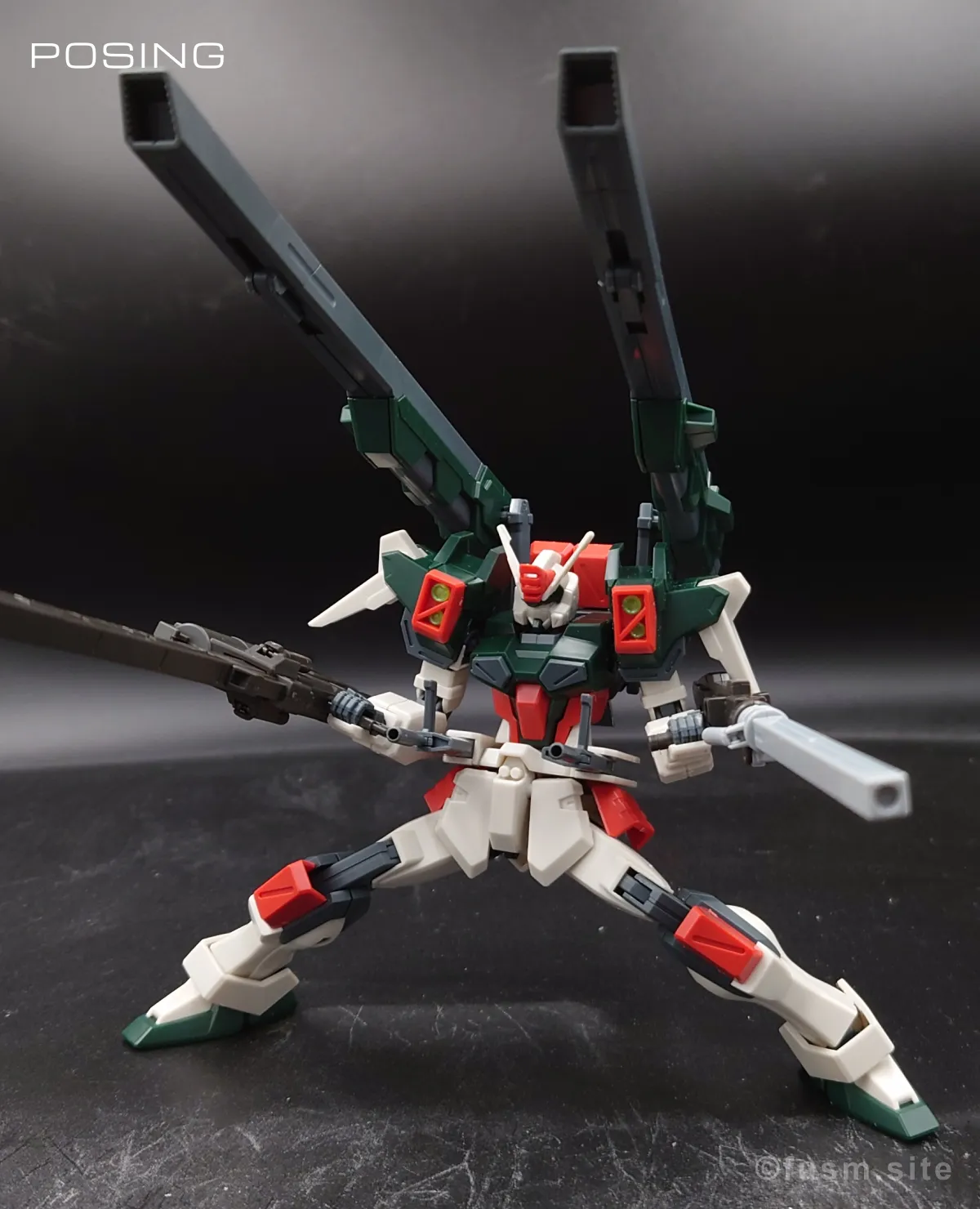 【レビュー】HG ライトニングバスターガンダム ポージング 11