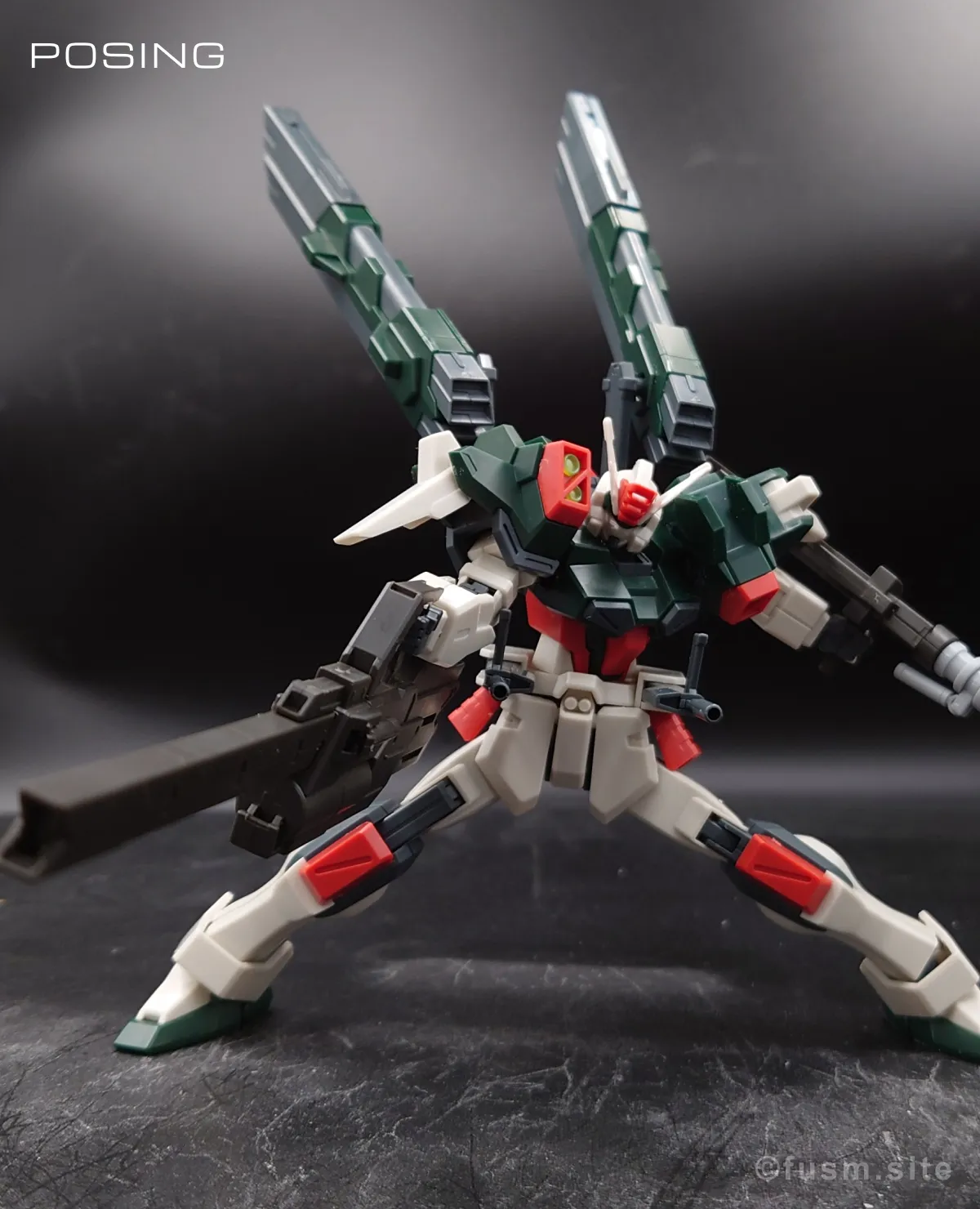 【レビュー】HG ライトニングバスターガンダム ポージング 12