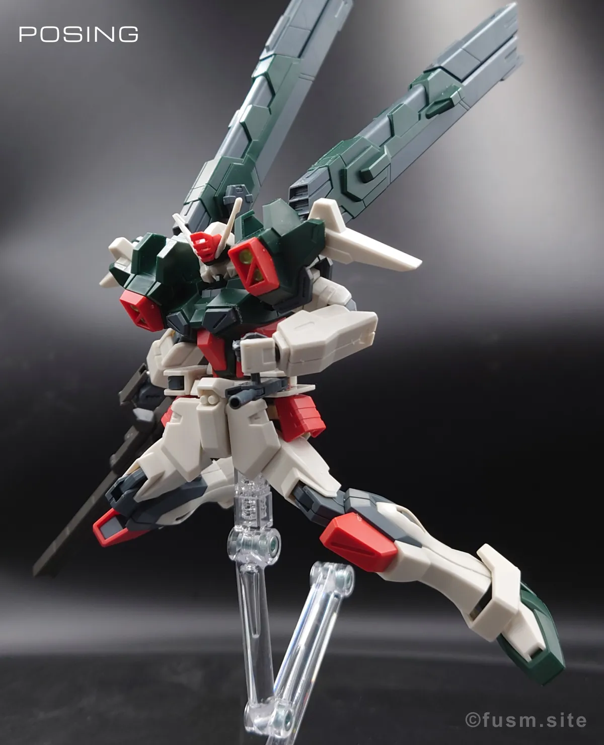 【レビュー】HG ライトニングバスターガンダム ポージング 13
