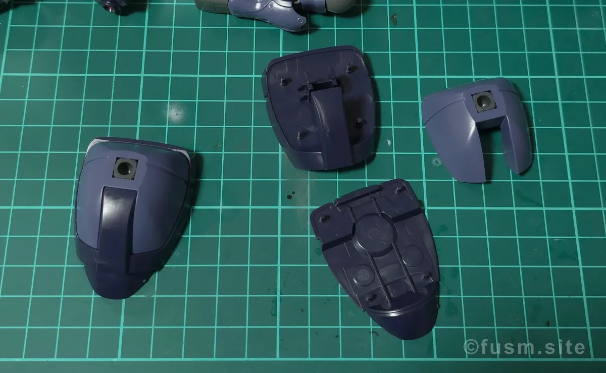 【レビュー】HGUC リック・ドムII(ツヴァイ) パーツ・構造・組み立て 06