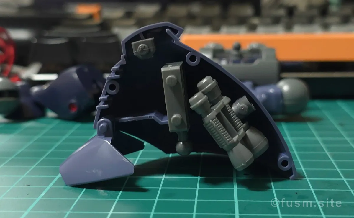 【レビュー】HGUC リック・ドムII(ツヴァイ) パーツ・構造・組み立て 08