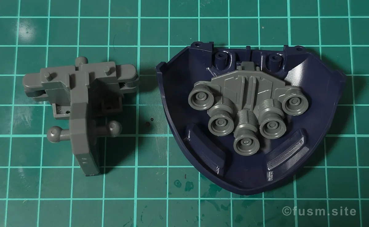 【レビュー】HGUC リック・ドムII(ツヴァイ) パーツ・構造・組み立て 09