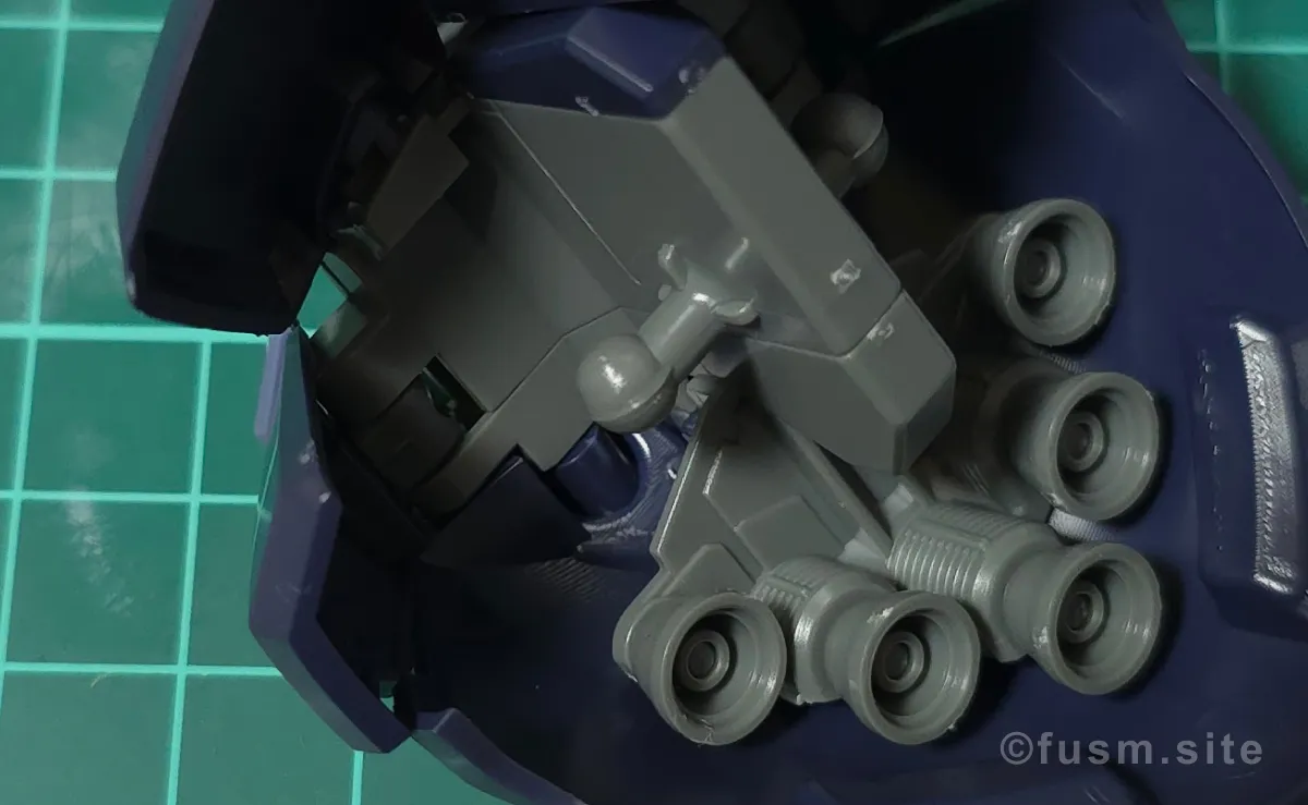 【レビュー】HGUC リック・ドムII(ツヴァイ) パーツ・構造・組み立て 11