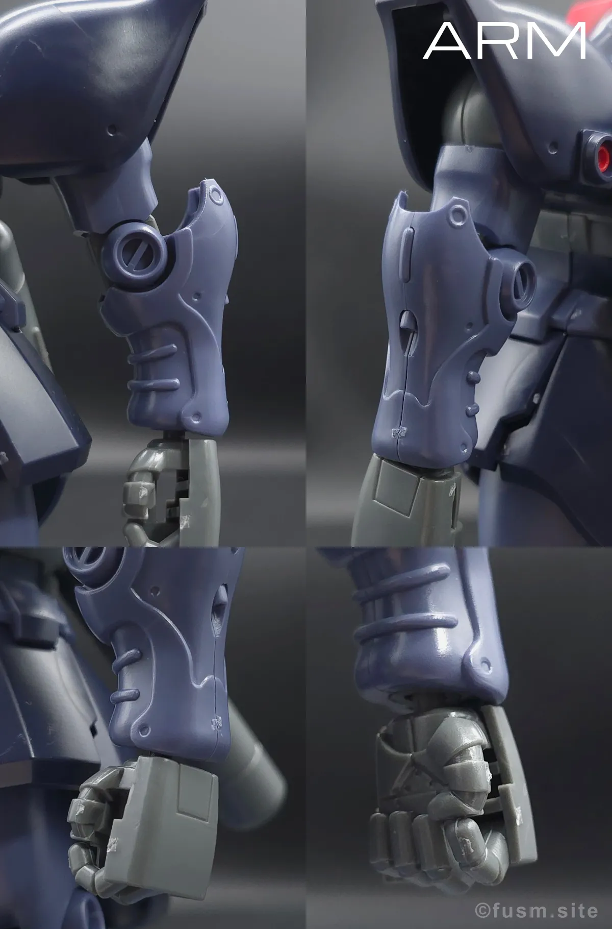 【レビュー】HGUC リック・ドムII(ツヴァイ) 腕部ディテール 01