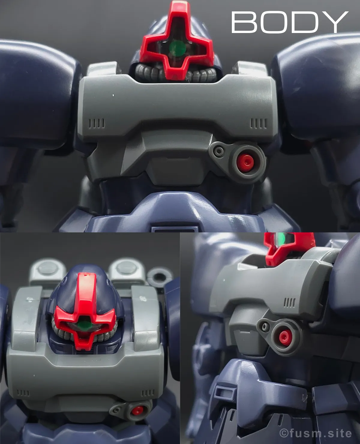 【レビュー】HGUC リック・ドムII(ツヴァイ) 胴体ディテール 01