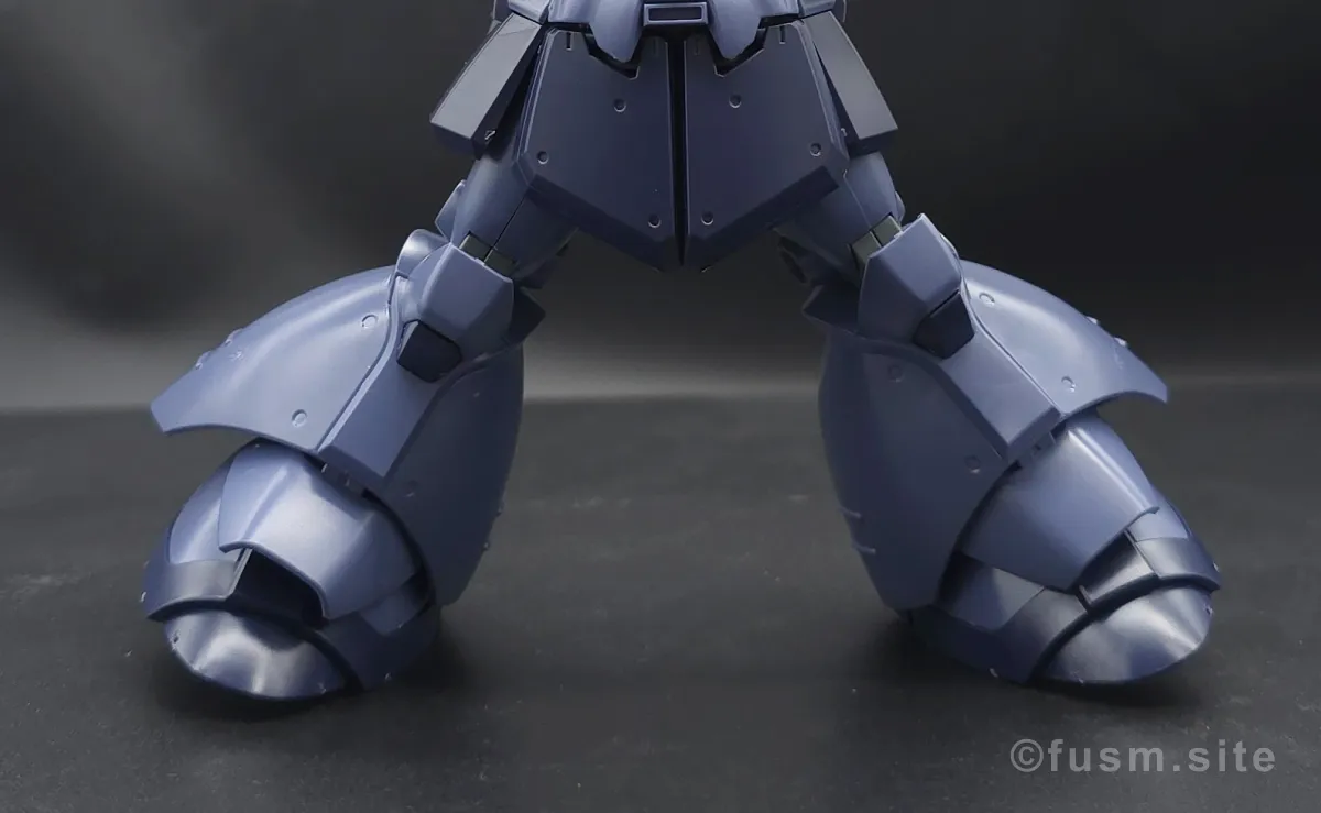【レビュー】HGUC リック・ドムII(ツヴァイ) 胴体ディテール 可動域 03