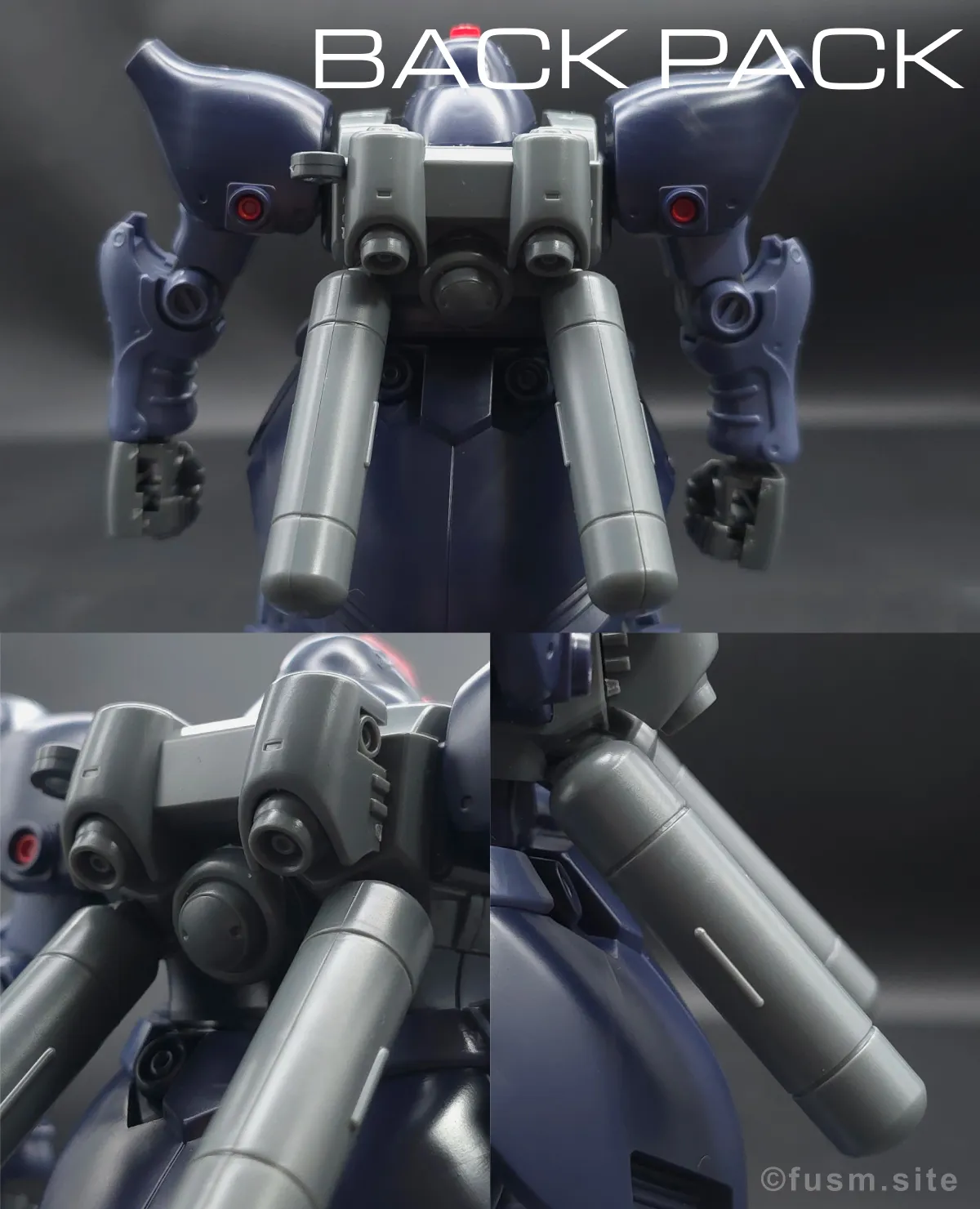 【レビュー】HGUC リック・ドムII(ツヴァイ) バックパックレビュー 01