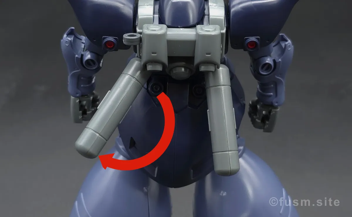 【レビュー】HGUC リック・ドムII(ツヴァイ) 可動域 バックパックレビュー 01