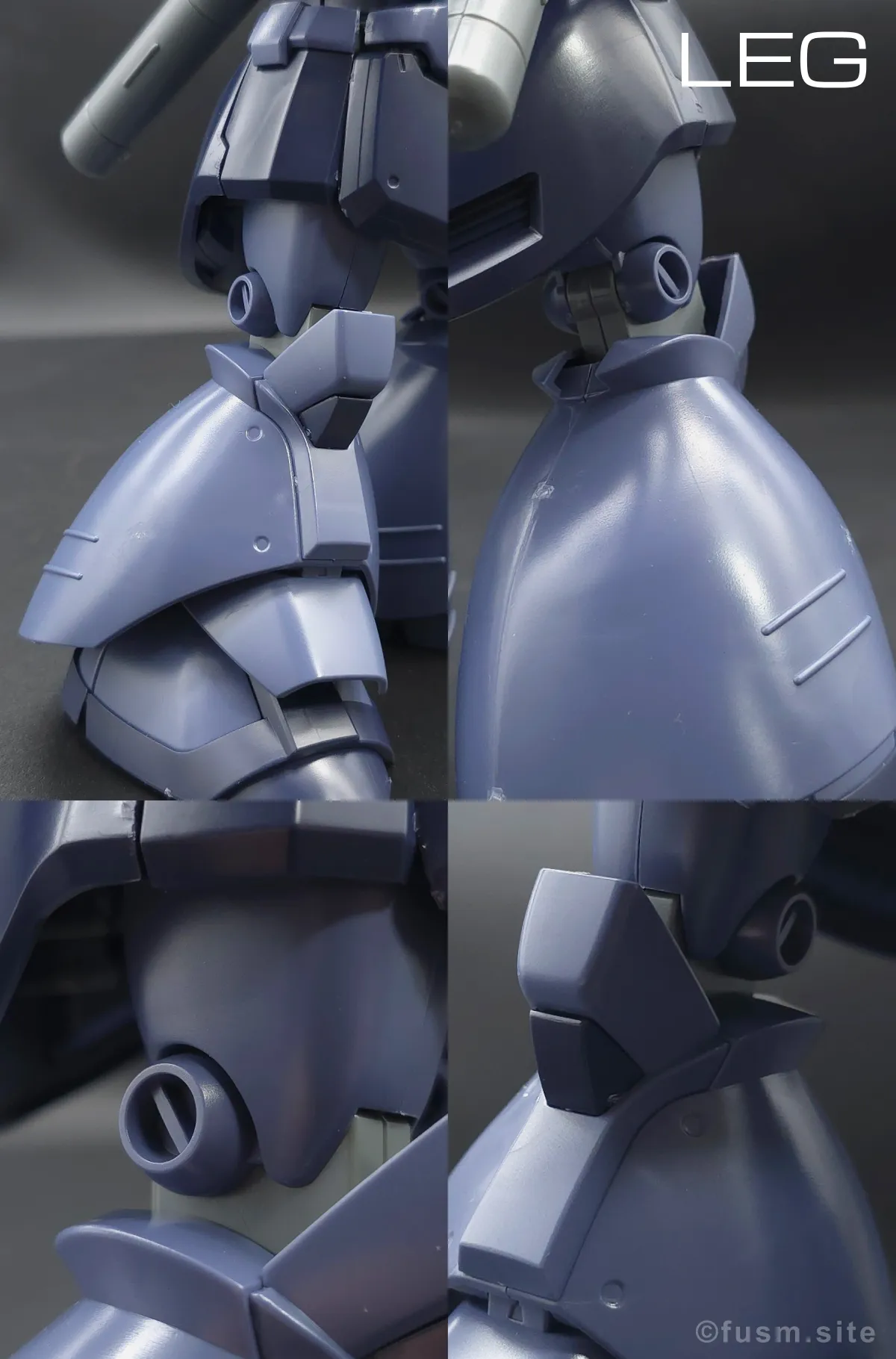【レビュー】HGUC リック・ドムII(ツヴァイ) 脚部ディテール 01