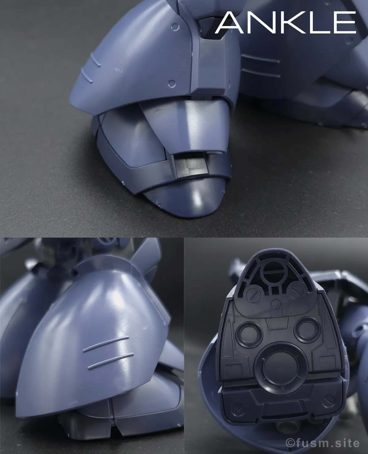 【レビュー】HGUC リック・ドムII(ツヴァイ) 脚部ディテール 02