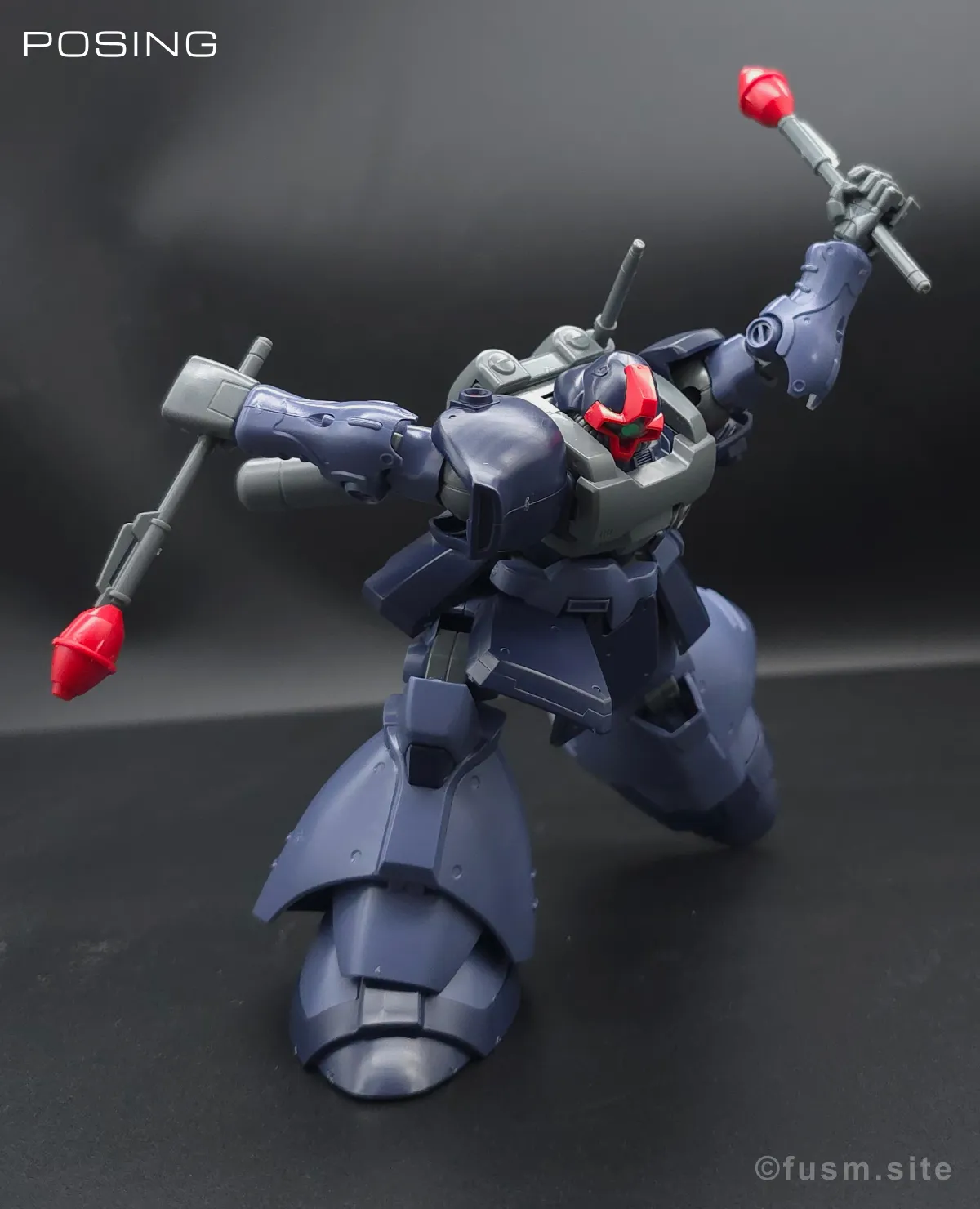 【レビュー】HGUC リック・ドムII(ツヴァイ) ポージング 07