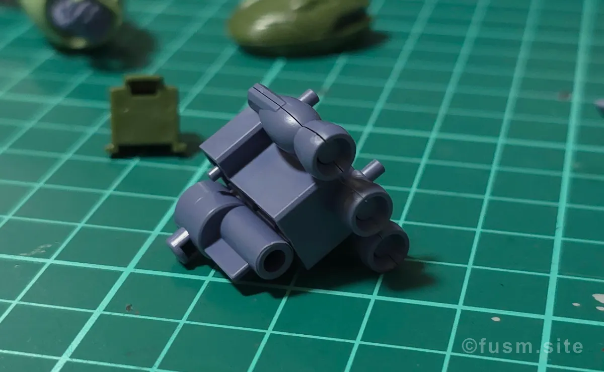 【レビュー】HG 1/144 マンロディ パーツ・構造・組み立て 08
