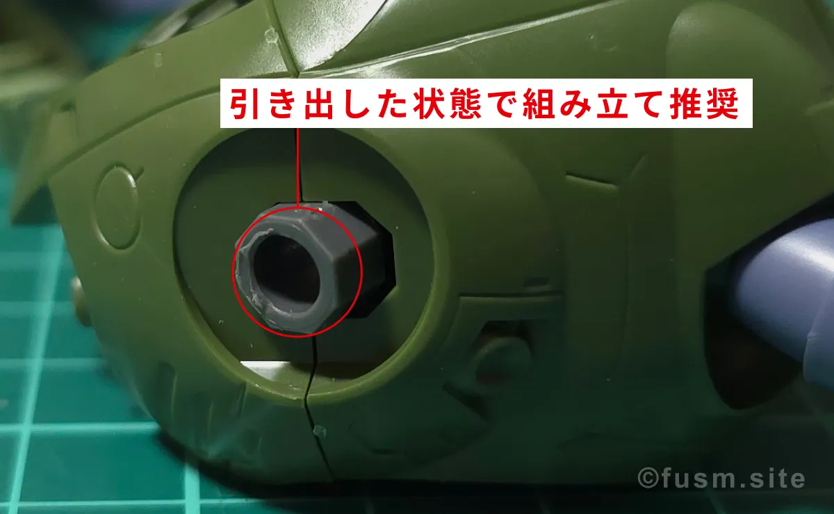 【レビュー】HG 1/144 マンロディ パーツ・構造・組み立て 10