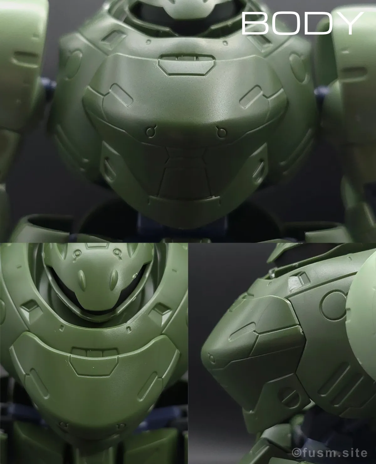 【レビュー】HG 1/144 マンロディ 胴体ディテール 01