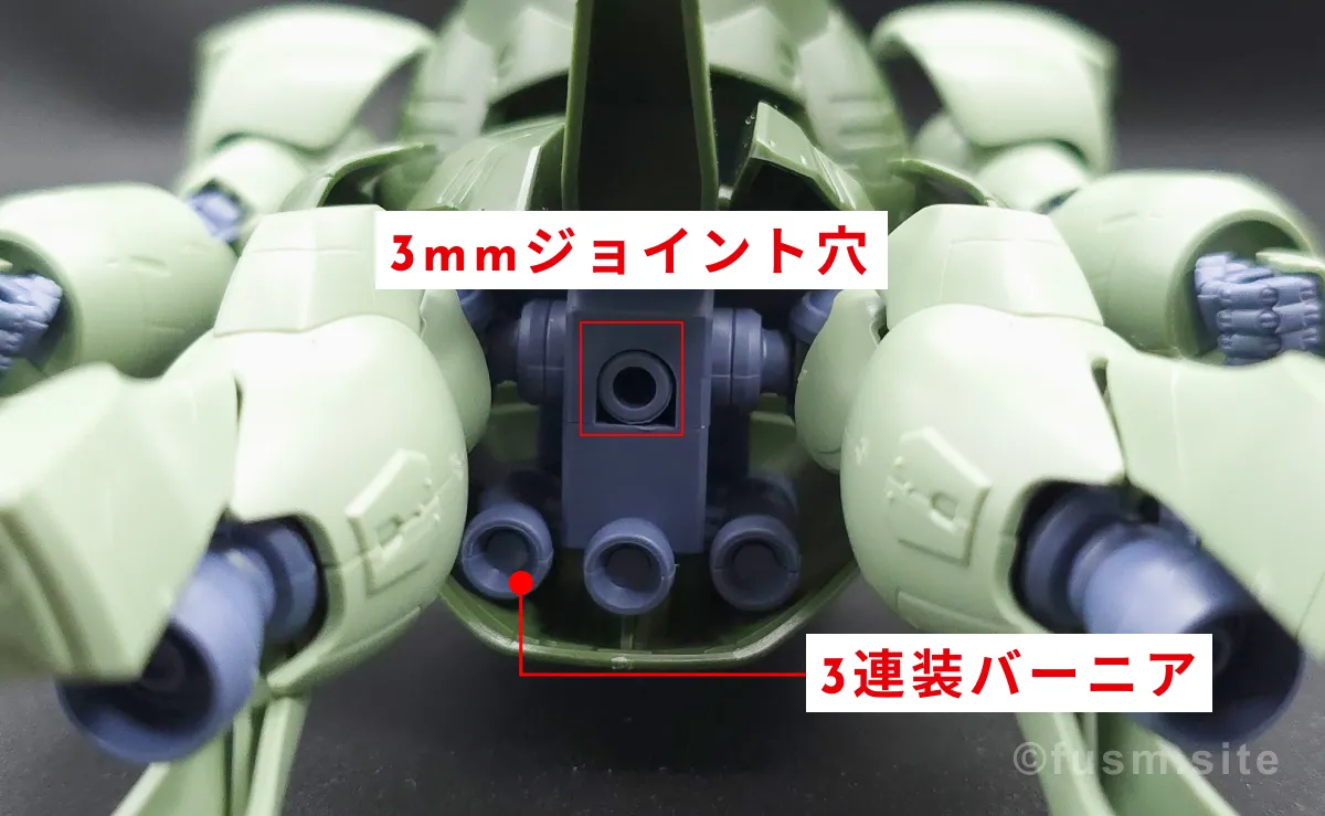 【レビュー】HG 1/144 マンロディ 胴体ディテール 05