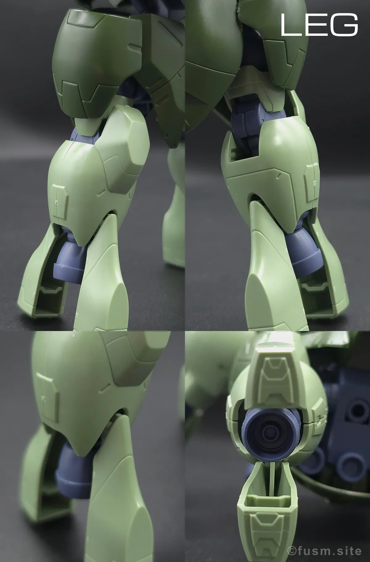 【レビュー】HG 1/144 マンロディ 脚部ディテール 01
