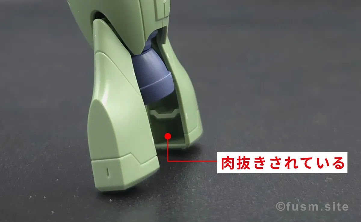 【レビュー】HG 1/144 マンロディ 脚部ディテール 03