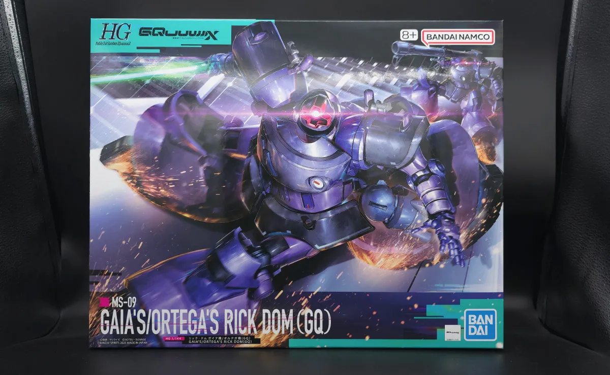 HG リック・ドム ガイア機/オルテガ機(GQ) レビュー パッケージ 01