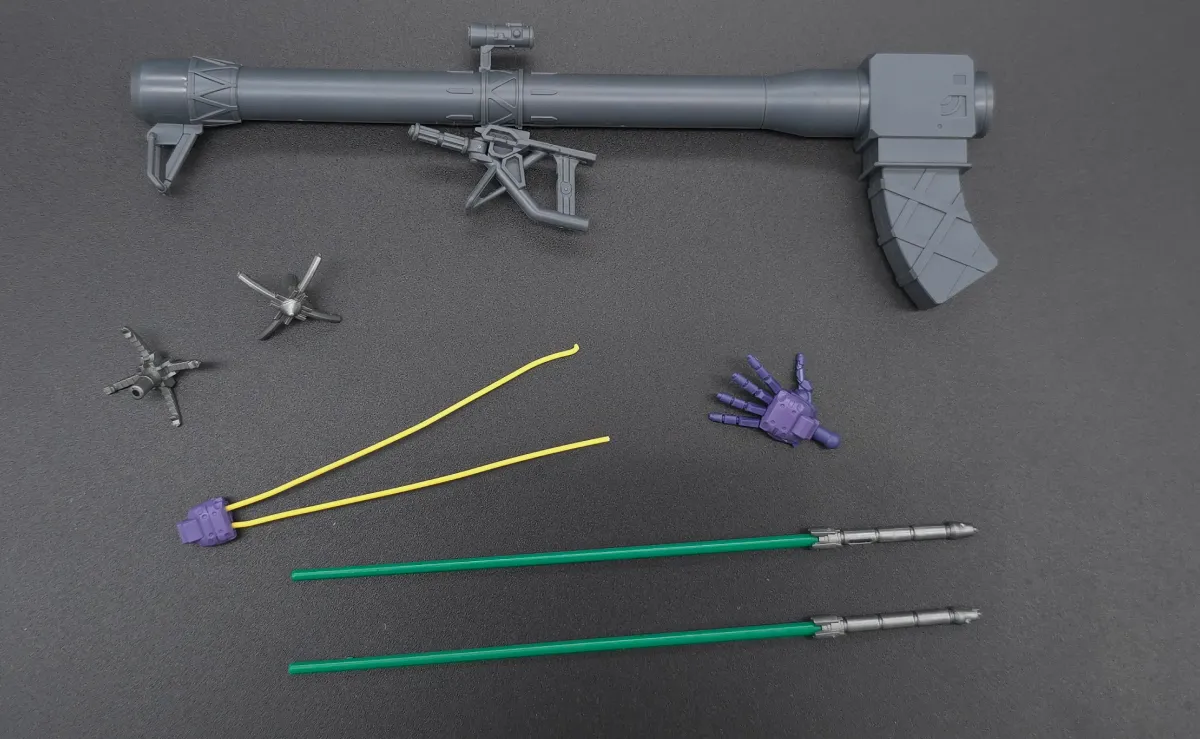 HG リック・ドム ガイア機/オルテガ機(GQ) レビュー 付属品 01