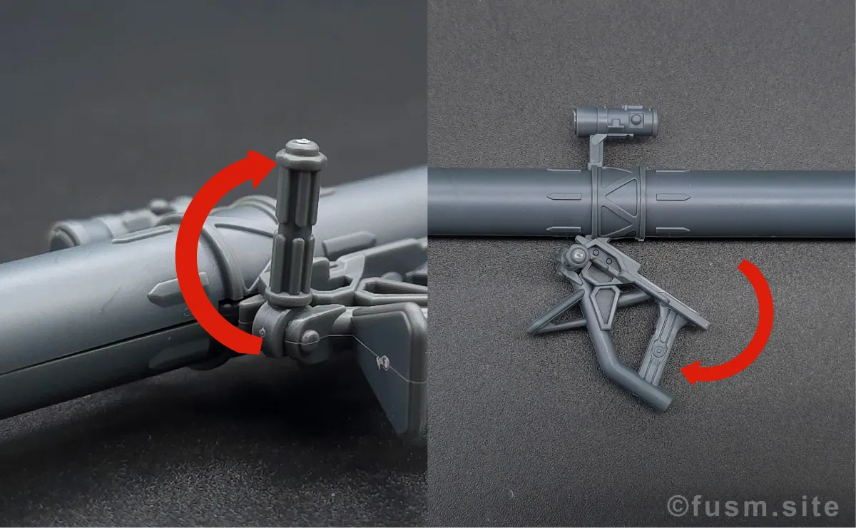 HG リック・ドム ガイア機/オルテガ機(GQ) レビュー 付属品 09