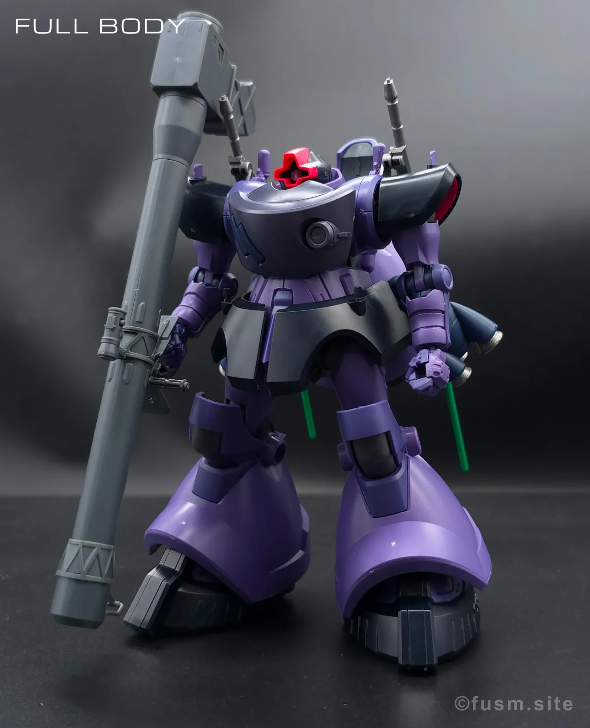 HG リック・ドム ガイア機/オルテガ機(GQ) レビュー 多角的に見た全体の外観・素組み 08