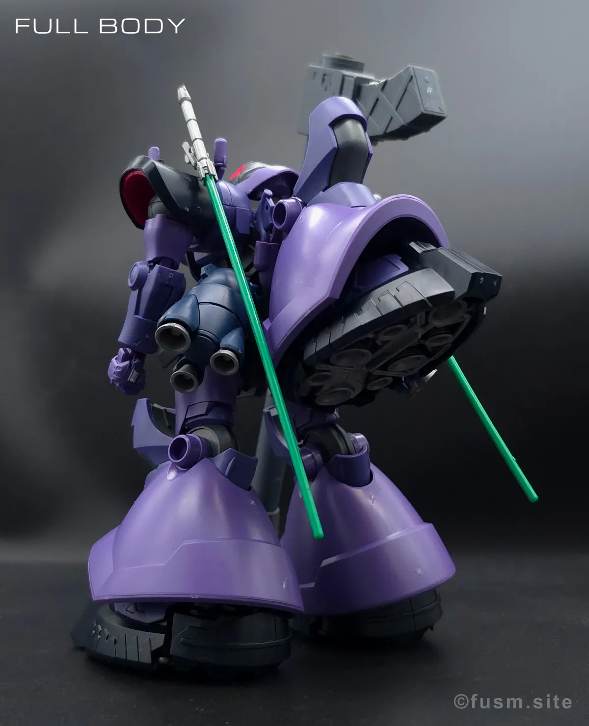 HG リック・ドム ガイア機/オルテガ機(GQ) レビュー 多角的に見た全体の外観・素組み 09