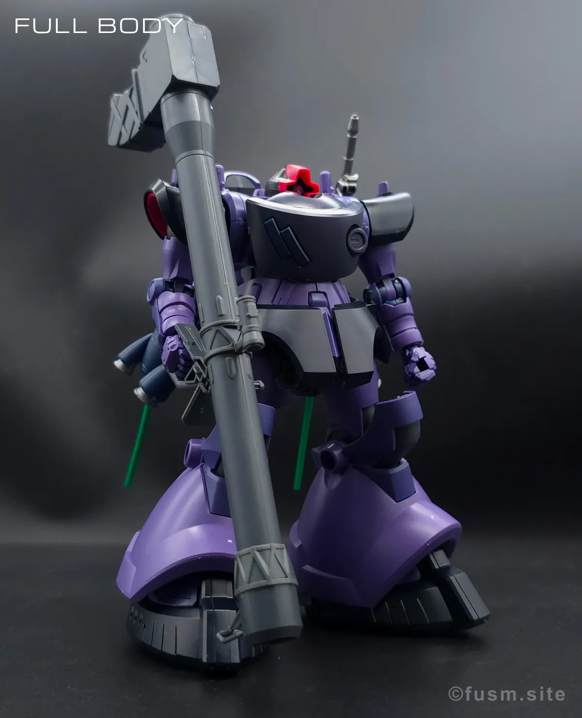 HG リック・ドム ガイア機/オルテガ機(GQ) レビュー 多角的に見た全体の外観・素組み 10