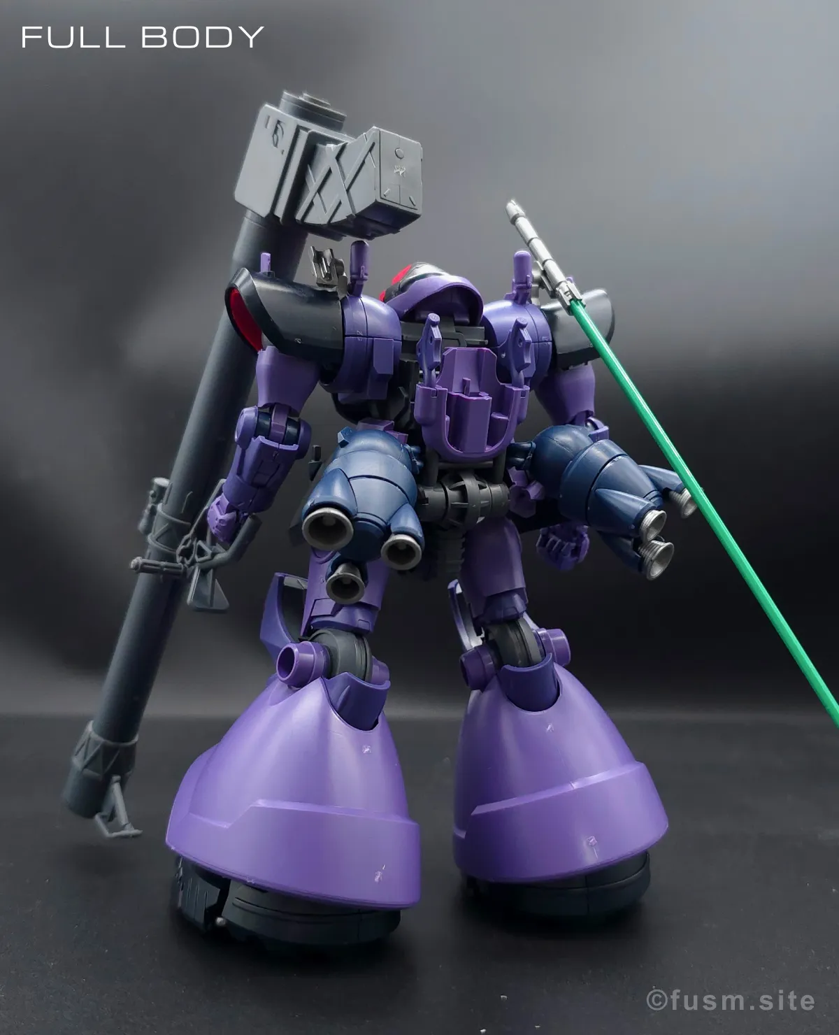 HG リック・ドム ガイア機/オルテガ機(GQ) レビュー 多角的に見た全体の外観・素組み 11