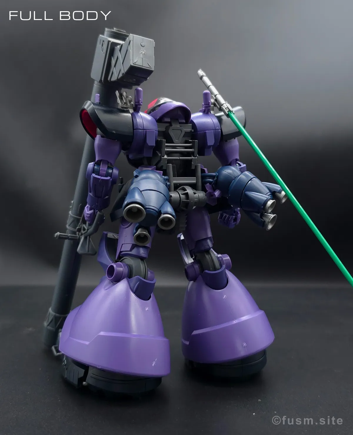 HG リック・ドム ガイア機/オルテガ機(GQ) レビュー 多角的に見た全体の外観・素組み 12