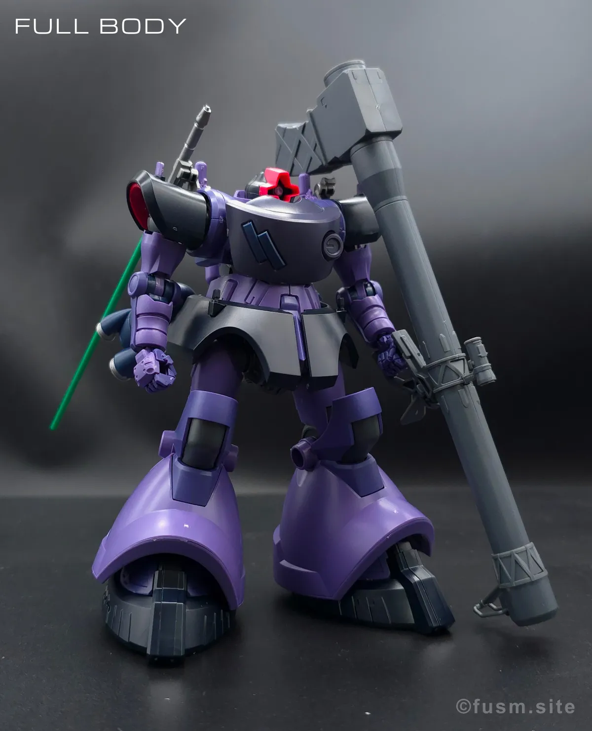 HG リック・ドム ガイア機/オルテガ機(GQ) レビュー 多角的に見た全体の外観・素組み 13