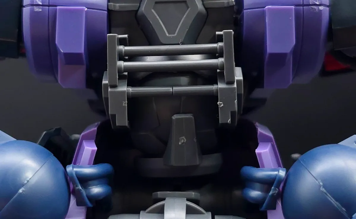 HG リック・ドム ガイア機/オルテガ機(GQ) レビュー 胴体ディテール 06