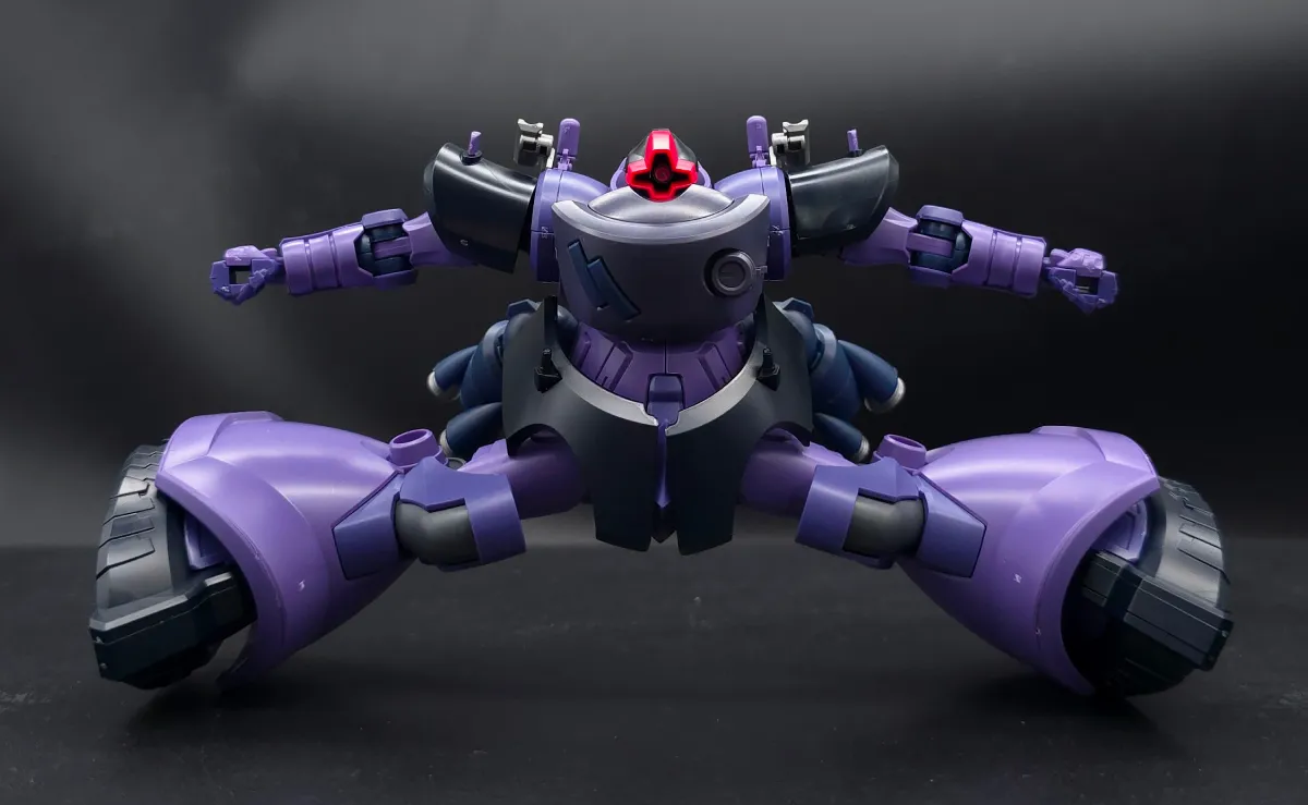 HG リック・ドム ガイア機/オルテガ機(GQ) レビュー 胴体ディテール 可動域 05