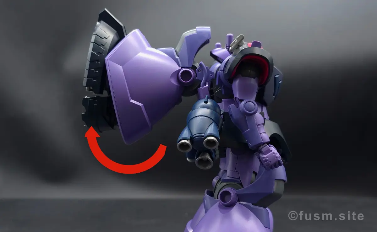 HG リック・ドム ガイア機/オルテガ機(GQ) レビュー バックパックレビュー 02