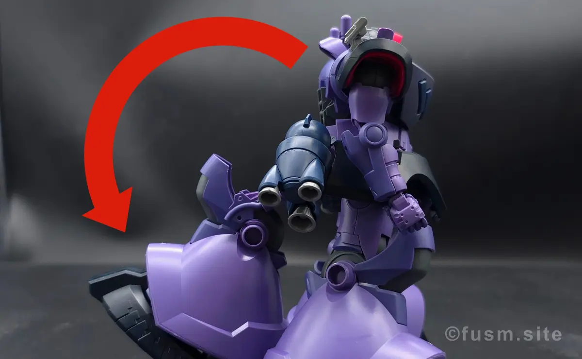 HG リック・ドム ガイア機/オルテガ機(GQ) レビュー バックパックレビュー 03
