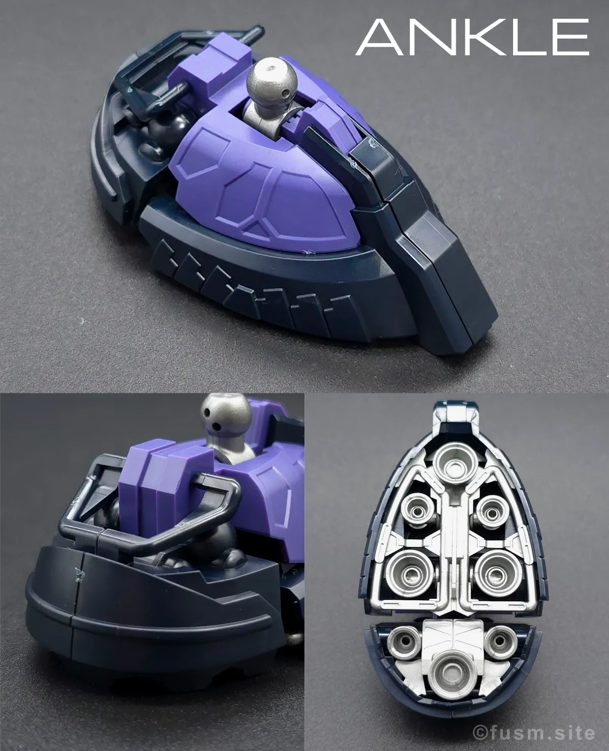 HG リック・ドム ガイア機/オルテガ機(GQ) レビュー 脚部ディテール 02