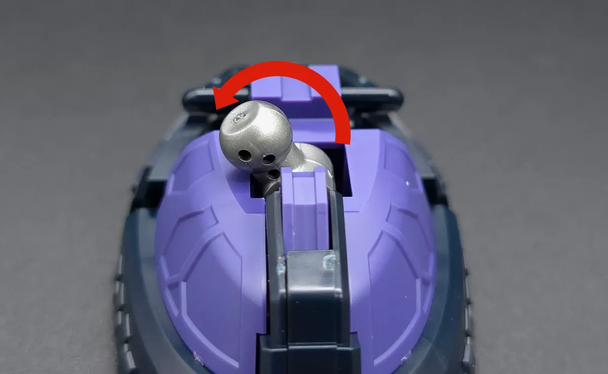 HG リック・ドム ガイア機/オルテガ機(GQ) レビュー 脚部ディテール 可動域 02